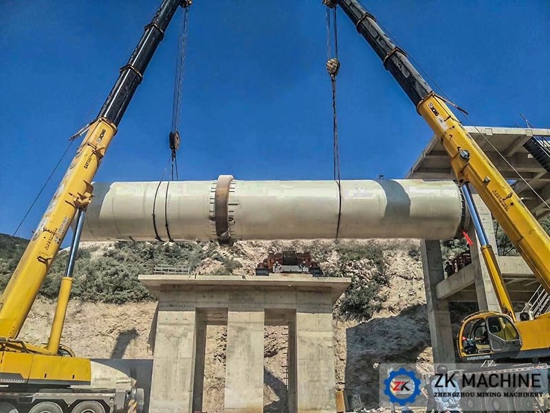 800T/D สายการผลิตปูนแอคทีฟ พร้อมการติดตั้งในสนาม