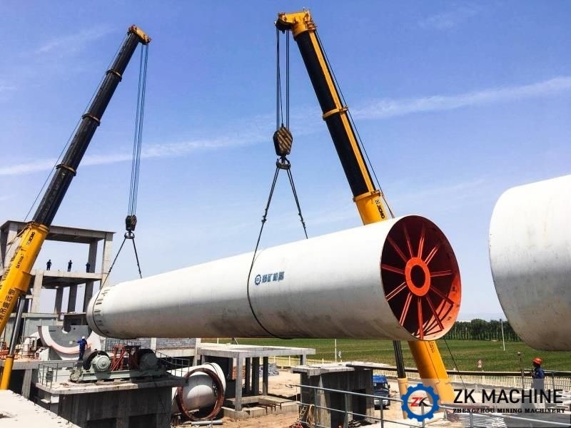 เครื่องออกแบบใหม่ 600 T/D อุปกรณ์สายการผลิตปูนแอคทีฟ
