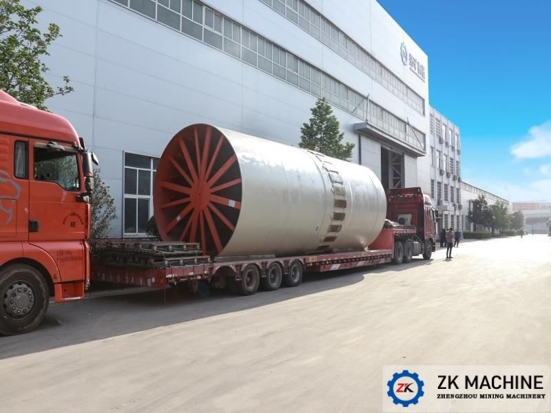 2-46t / H เครื่องแห้งหมุนอุตสาหกรรมที่มีระบบควบคุม PLC สําหรับการแห้งแร่