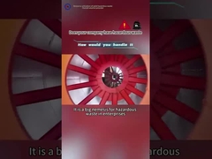 เครื่องเผาผืนขยะเทศบาลมาตรฐานสูง เครื่องเผาผืนเตาหมุน 2.0-34 T/H