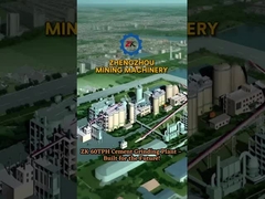 สายการผลิตซีเมนต์ที่มีผลผลผลิตสูง โรงงานบดซีเมนต์ ใช้งานง่าย